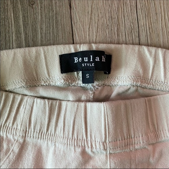 Moto Jeggings, Off-White Cotton with Zipper Detail - Picture 4 of 6